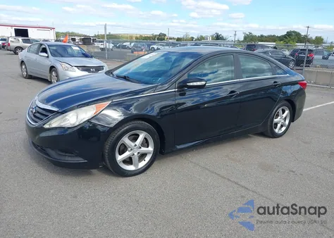 2014 Hyundai Sonata Gls from USA, damaged, VIN 5NPEB4AC5EH882647